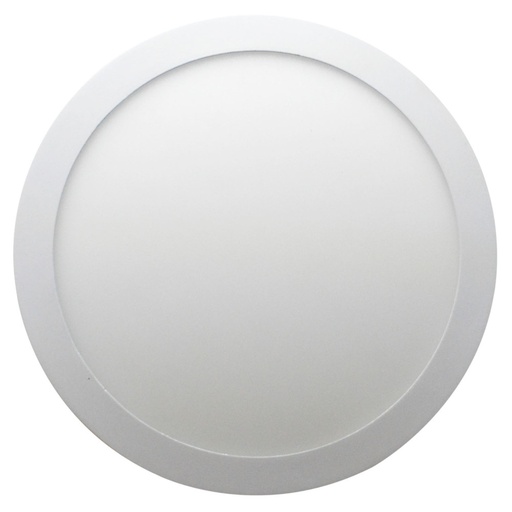 [10414B] PANEL LED 24W REDONDO INCRUSTAR LUZ DIA TITANIUM 6500K (04130)