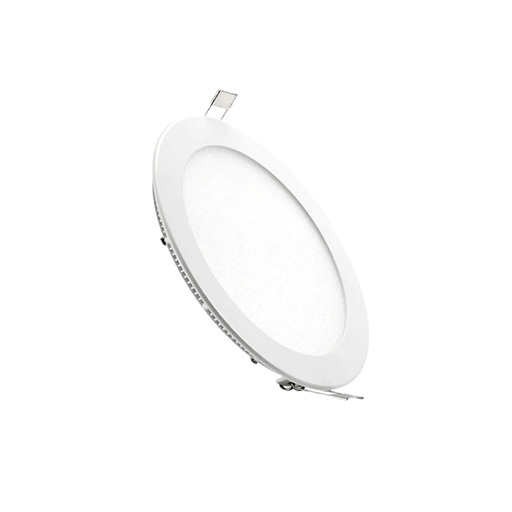 [8380H] PANEL LED 9W REDONDO INCRUSTAR LUZ DIA VHARBOR 6500K 85-265V (HT80510)
