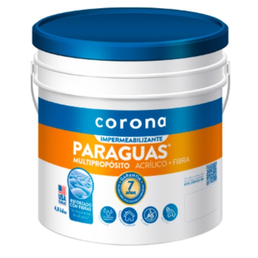 [IH211] PARAGUAS CORONA MULTIPROPOSITO BLANCO 1GALON (407410281)