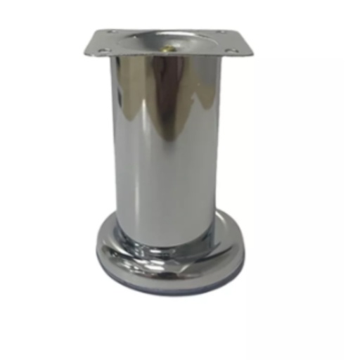 [IH764] PATA P/MUEBLE CILINDRICA CROMADA 45X100 FORTE (0025862)