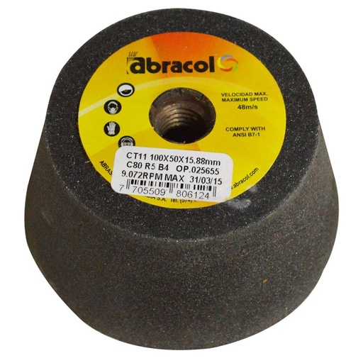 [7664] PIEDRA MARMOL  ABRACOL 4" # 80
