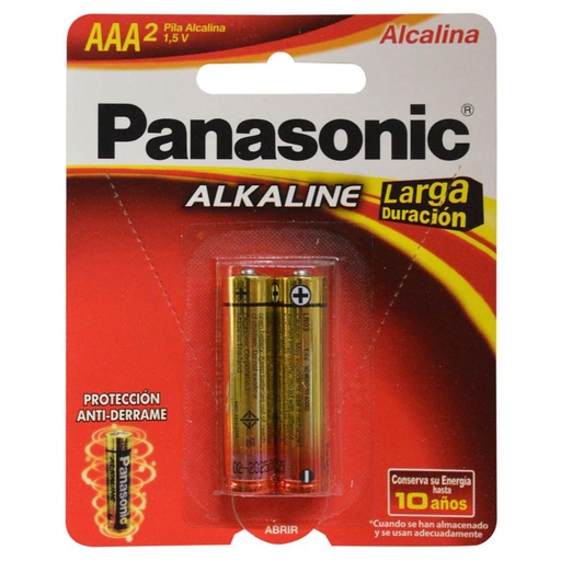 [2481] PILA AAA ALKALINA PANASONIC