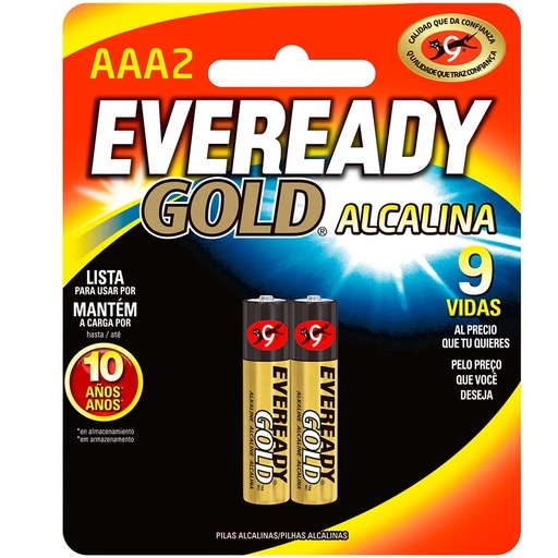 [19174] PILA AAA ALKALINA X2 EVEREADY