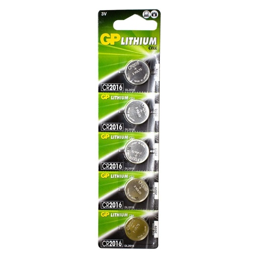 [11875] PILA GP MONEDA LITHIUM 3 V 90 MAH CR2016