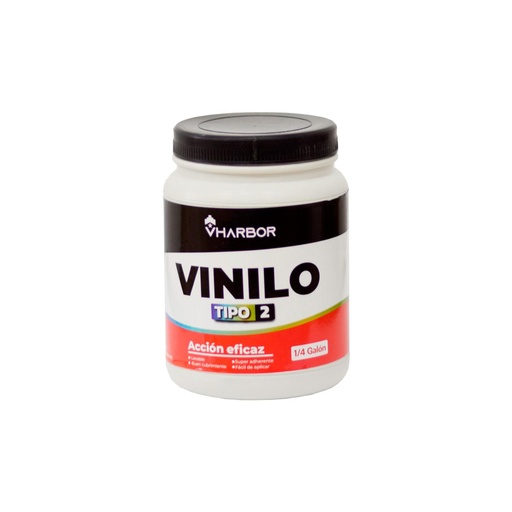 [14568AK] PINTURA VINILO TIPO 2 INTERIOR BLANCO CUARTO (VHARBOR)