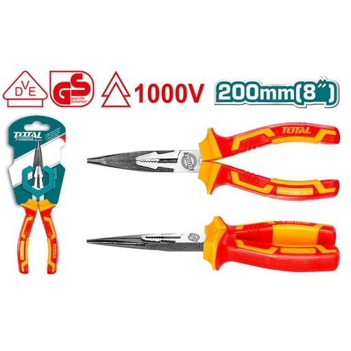 [15407] PINZA AISLADA 8" INDUSTRIAL AMARILLO - ROJO 1000V TOTAL (THTIP2381)