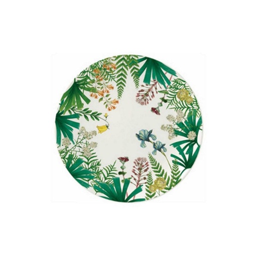 [18249] PLATO POSTRE 20.5CM LOVELY GARDEN CORONA