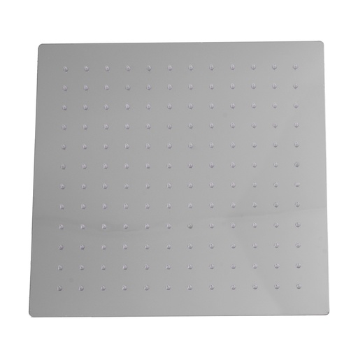 [11506] R- DUCHA REGADERA UDUKE CROMADA ACERO INOXIDABLE 12 CUADRADA (HT80290)
