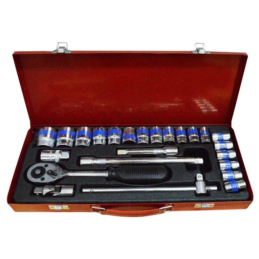 [6642] RACHE CON COPAS ZXTOOLS 1/2 X 24PCS MM CAJA METALICA C/V (HT20233)