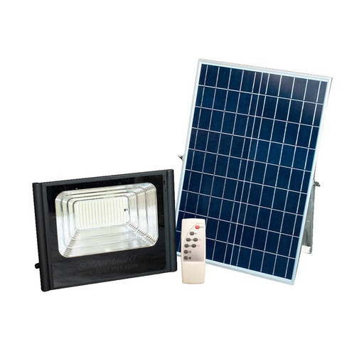 [13950A] REFLECTOR LED 150 W LUZ DIA + PANEL SOLAR (6500K)