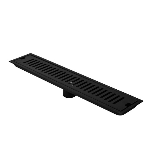 [17829] REJILLA SIFON PISO CORRIENTE ACERO INOXIDABLE NEGRA 10x50CM UDUKE (HT1591)