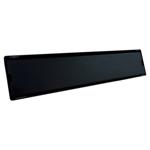 [17835] REJILLA SIFON PISO INVISIBLE ACERO INOXIDABLE NEGRA 6.8x30CM UDUKE (HT1597)