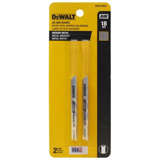 [10198] SIERRA CALADORA DEWALT METAL - MADERA x 2 (DW3724H2)
