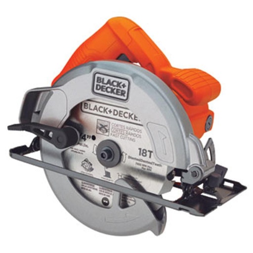 [10818] SIERRA CIRCULAR BLACK + DECKER 7 1/4" 1400W (CS1004-B3)