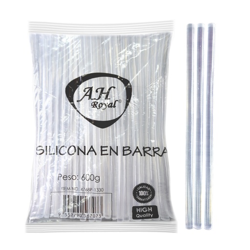 [1572A] SILICONA BARRA DELGADA AH ROYAL 60 BARRAS (600 GMS-21 CMS)