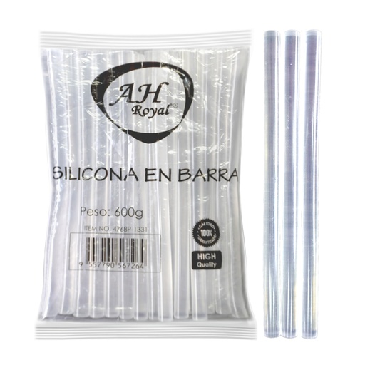 [1573A] SILICONA BARRA GRUESA AH ROYAL 25 BARRAS X PAQUETE