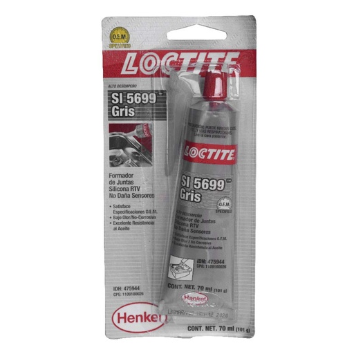 [2068] SILICONA LOCTITE 70 GRIS AUTOMOTRIZ (ULTRA GREY) (475944)