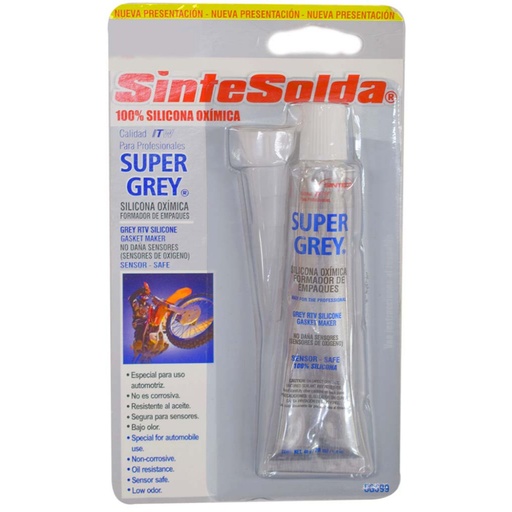 [12401] SILICONA SINTECO 28ML GRIS AUTOMOTRIZ (OXIMICA (SUPER GREY) (1301040