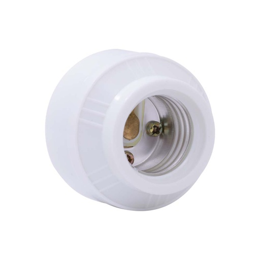[5094B] SOCKET BAQUELITA 2 PIEZAS BLANCO