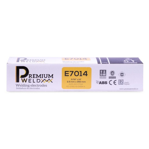 [16112] SOLDADURA DE ELECTRODO 7014 - 3/32" CAFE PREMIUM WELD X LIBRA
