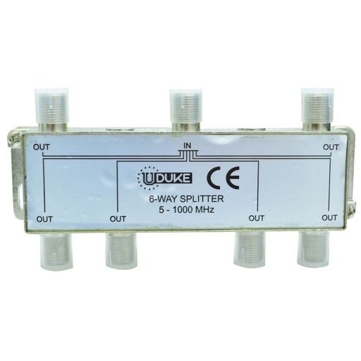 [4297] SPLITTER TV FINO X 6 (5-2400 MHZ) (SP-1062)  (HT30290) (ESPLITER)