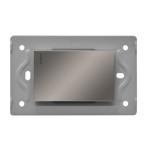 [13140] SWICHE SENCILLO LUXOR GRIS INTERCAMBIABLE SIN TAPA DUKE ENERGY (V3-003)