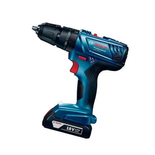 [14368] TALADRO INALAMBRICO BOSCH 1/2 GSB180 PERCUTOR 18V 1 BATERIA