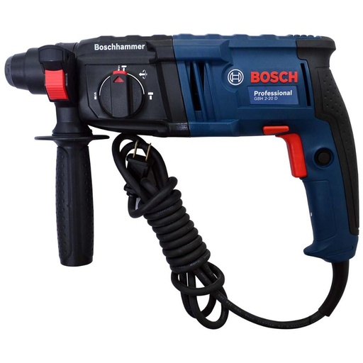 [10172] TALADRO ROTOMARTILLO BOSCH 650W SDS PLUS GBH2-20-D (061125A4G1)