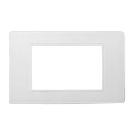 [13167X] TAPA LUXOR BLANCA CRISTAL ACRILICA CUADRADA (V10-02AB) MILETO