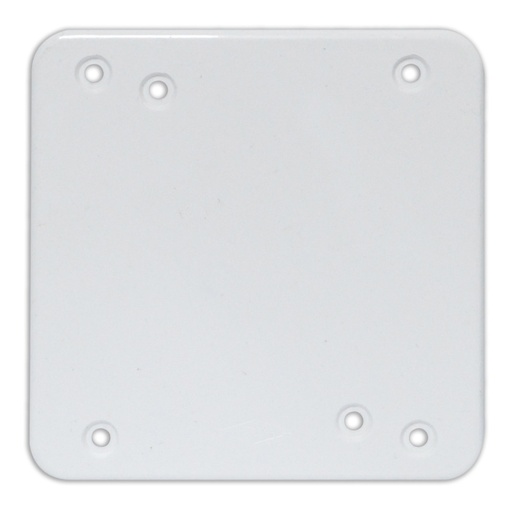 [8344] TAPA PLAST CIEGA BLANCA 4X4 INDU CERTIF