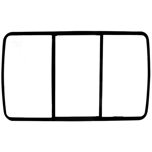[12330] TAPA SENCILLA BLANCA BORDE NEGRO ENERGY