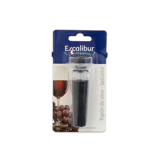 [17508] TAPON DE VINO SELLADOR BLISTER EXCALIBUR