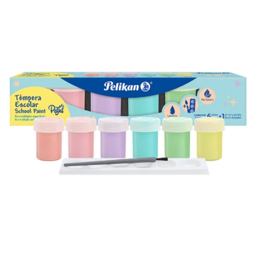 [CM086478] TEMPERA PASTEL X6 20 ML PELIKAN
