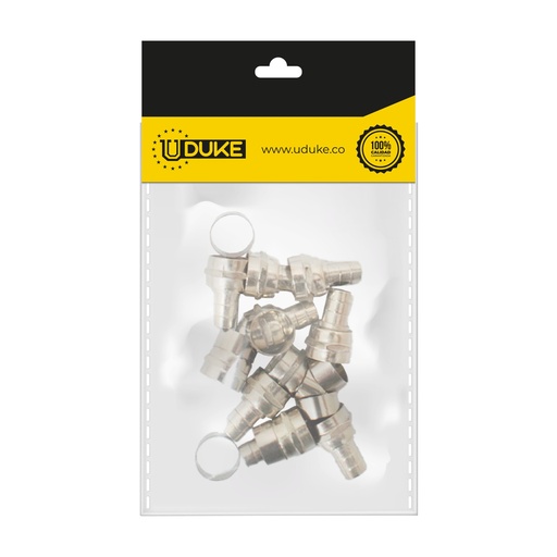 [1699K] TERMINAL COAXIAL ANILLO RG56 PQT X 5 UDUKE