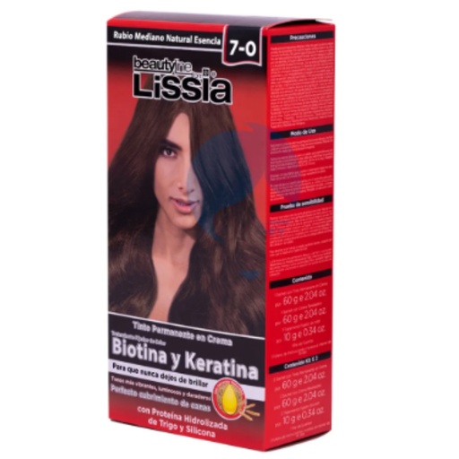 [GT1757] TINTE LISSIA RUBIO MEDIANO NATURAL 7-0
