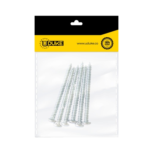 [15743K] TORNILLO LAMINA PHILLIPS ZINCADO 8*21/2 PQT X 6 UDUKE