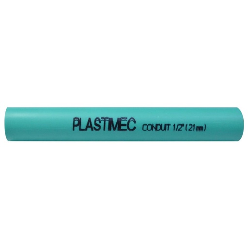 [9780] TUBO CONDUIT CERTIFICADO PLASTIMEC 1/2 X 3 MTS (PV-0020)