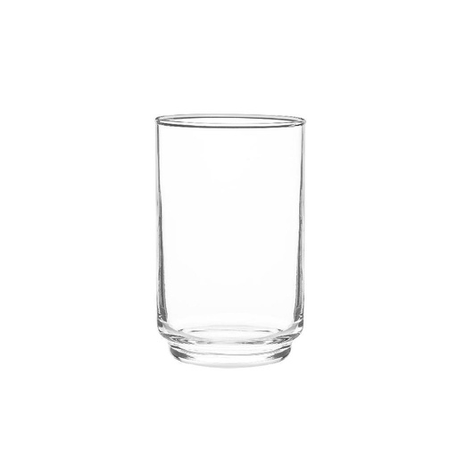[17185] VASO CRISTAL 12 OZ X 4 UNIDADES ALEGRO CRISTAR