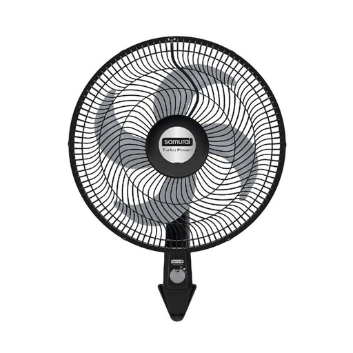 [17804] VENTILADOR TURBO POWER PARED NEGRO SAMURAI