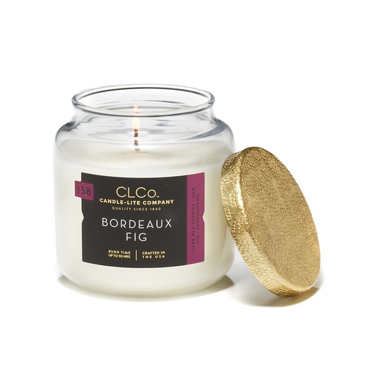 [15244] VELA 14 OZ TAPA DORADA BORDEAUX FIG CANDLE LITE (4473225)