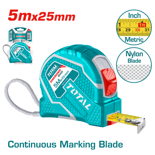 [21444] METRO 5 MTS HOJA 25MM INDUSTRIAL SUPER TOTAL (TMT126652)