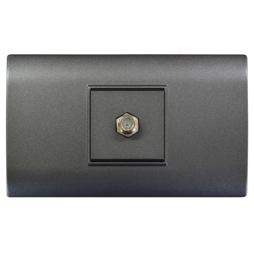 [1793G] LINEA BK PLUS GRIS INCRUSTAR TOMA TV